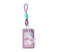 PLCPDM Porte-traits Cartes Crédit En Cuir 3inch Carte Crédit Sleette Porte-cale Trèfle Pendentif Pour Cartes D'étudiant Document D'identité Photocard Havetchain