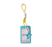 PLCPDM Porte-traits Cartes Crédit En Cuir 3inch Carte Crédit Sleette Porte-cale Trèfle Pendentif Pour Cartes D'étudiant Document D'identité Photocard Havetchain