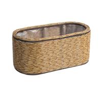 PLCPDM Pots de fleurs tissés à la main, parfaits pour améliorer l'espace de vie avec un aspect naturel pour le jardin, le balcon, le stockage des plantes