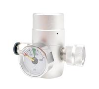 PLCPDM Régulateur de pression du siphon pour crème équipé d'un adaptateur réglable pour manomètre de 1500 pot pour crème avec fil métallique résistant, préparation professionnelle à dessert