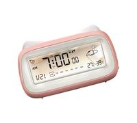 PLCPDM Réveil avancé avec transducteur de température et d'humidité - Panneau tactile pour chambre à coucher - Multifonctionnel