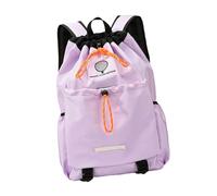 PLCPDM Sac à dos léger avec cordon de serrage, sangle de tapis de yoga, sac à dos résistant à l'eau, sac à dos pour sport, voyage, ordinateur portable pour homme et femme