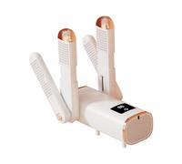 PLCPDM Sèche-chaussures À 4 Tubes 300 W Double Séchage Régulateur Intelligent Horloge 120 Instants Plan Compact Pour Chaussures Tennis EU 220 V Régulateur Intelligent Shoe Dryer