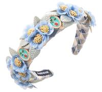 PLCPDM Serre-tête fleur réaliste pour voyage prise photo printemps fille ethnique bandeau cheveux fille pastorale