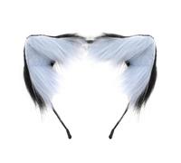 PLCPDM Serre-tête oreilles de renard pour femme, étudiants, carnavals, personnage d'anime, bandeau oreilles de chat, bandeau en peluche pour cheveux de Noël