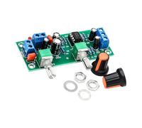 PLCPDM Single Power Panneau de préampli pour caisson de basses 10-24 V - Filtre passe-bas réglable pour préampli de basse de rechange