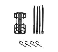 PLCPDM Systèmes de montage de fourche de vélo réglables pour sacs, cadre en polyamide léger, conception tempête, installation sans outil, sac de vélo pour fourche avant