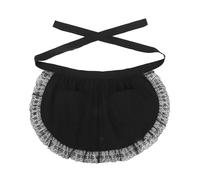 PLCPDM Tablier De Taille À Volants En Dentelle Pour Avec Poches Demi-tablier Réglable La Cuisine Et Le Restaurant Café Tabliers De Cuisine Femmes Avec Poches