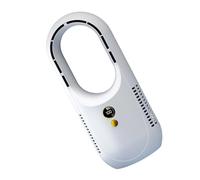 PLCPDM Ventilateur Extérieur Rechargeable 6 Vitesses Alimenté Par USB Conception Sans Lame En ABS Pour Le Camping Et La Chambre À Coucher Ventilateur De Brume De Bureau En ABS Pour Le Bureau Et La