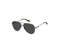 Polaroid Lunettes de soleil PLD 6187/S Dark Ruthenium (KJ1/M9) Polarisées Gris