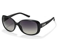 Polaroid Eyewear Lunettes P8430 Femme Rectangulaires Monture injectée Noir vieux 58 Polarisé