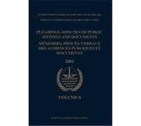 Pleadings, Minutes of Public Sittings and Documents / Memoires, Proces-verbaux Des Audiences Publiques Et Documents International Tribunal for the Law of th (Auteur)