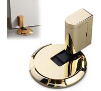 Pleasant Magnetic Door Stopper Wedge, Mechanical Door Stopper with Adjustable Height, Punch Free Invisible Door Stopper, Windproof & Silent Doorstops for Inside Doors (B)