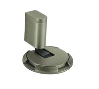 Pleasantk Door Wedge, Pleasantk Door Wedge Stopper, Mechanical Punch Free Invisible Doors Stopper with Adjustable Height(Black) (Bronze)