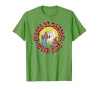 Please Be Careful with Fire Smokey Bear Vintage Sketch T-Shirt