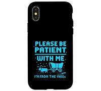 Please Be Patient with Me I'm from The 1900s Pixel Wagon Coque pour iPhone X/XS