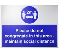 Please do not conregate in this area - keep social distance