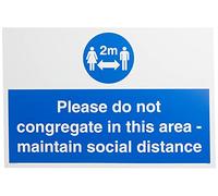 Please do not conregate in this area - keep social distance