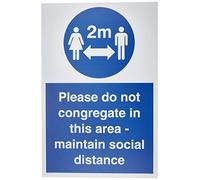 Please do not conregate in this area - keep social distance