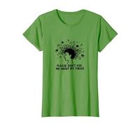Please Don't Ask Me About My Thesis Graduate Student Humour T-Shirt, Femme, Herbe, S