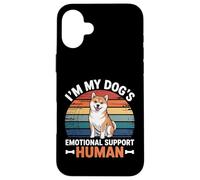 Please Don't Pet Me I'm Working Emotional Support Human Coque pour iPhone 16 Plus