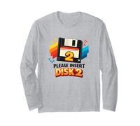 Please Insert Disk 2 Retro Floppy Computer Nostalgie Manche Longue
