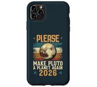 Please Make Pluto A Planet Again 2026 Lettre Message Style Coque pour iPhone 11 Pro Max