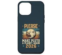 Please Make Pluto A Planet Again 2026 Lettre Message Style Coque pour iPhone 12 Pro Max