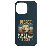 Please Make Pluto A Planet Again 2026 Lettre Message Style Coque pour iPhone 14 Pro Max