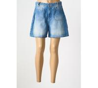 please shorts / bermudas femme de couleur bleu 38