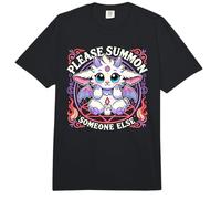Please Summon Someone Else Funny Baphomet Comfort Colors Adult Heavyweight T-Shirt