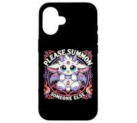 Please Summon Someone Else Funny Baphomet Coque pour iPhone 16