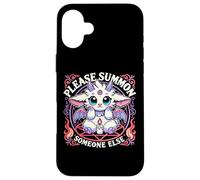 Please Summon Someone Else Funny Baphomet Coque pour iPhone 16 Plus