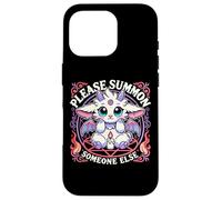 Please Summon Someone Else Funny Baphomet Coque pour iPhone 16 Pro