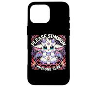 Please Summon Someone Else Funny Baphomet Coque pour iPhone 16 Pro Max