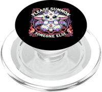Please Summon Someone Else Funny Baphomet PopSockets PopGrip pour MagSafe