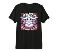 Please Summon Someone Else Funny Baphomet T-Shirt Haut de Gamme