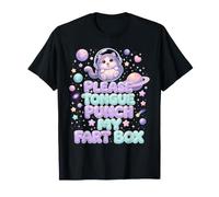 Please Tongue Punch My Fart Box Space Cat T-Shirt