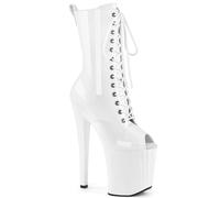 Pleaser à Lacets Talon Haut Plateforme Bout Ouvert 20.3cm Bottines Enchant 1041