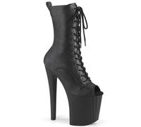 Pleaser à Lacets Talon Haut Plateforme Bout Ouvert 20.3cm Bottines Enchant 1041