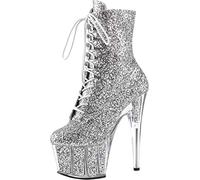 Pleaser ADORE-1020G SLV Glitter/SLV Glitter UK 6 (EU 39)