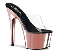 Pleaser ADORE-701 CLR/Rose Gold Chrome UK 6 (EU 39)