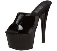 Pleaser ADORE-701, Sandales pour femme Noir Schwarz (Blk Pat/Blk) Taille 37