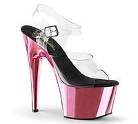 Pleaser ADORE-708 CLR/B. Pink Chrome UK 11 (EU 44)