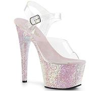 Pleaser ADORE-708LG CLR/Opal Multi Glitter UK 2 (EU 35)