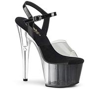 Pleaser ADORE-708T-1 Smoke-Blk/Blk-Clr Ombre, Noir fumé noir Clr Ombre, 36 EU