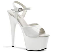Pleaser Femme Adore-709 Plateau, Blanc Cassé-Bianco (WHT/WHT), 41 EU