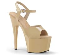 Pleaser ADORE-709 Sandales pour Femme, Crème Pat Cream, 41 EU
