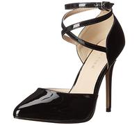 Pleaser Amu25/b, Escarpins femme - Noir (Black) - 9 UK (42 EU)