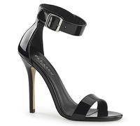 Pleaser AMUSE-10, Sandales à Bride Femmes - Noir - Noir, Taille 40 EU